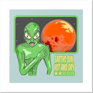 The sun from an alien perspective Posters and Art